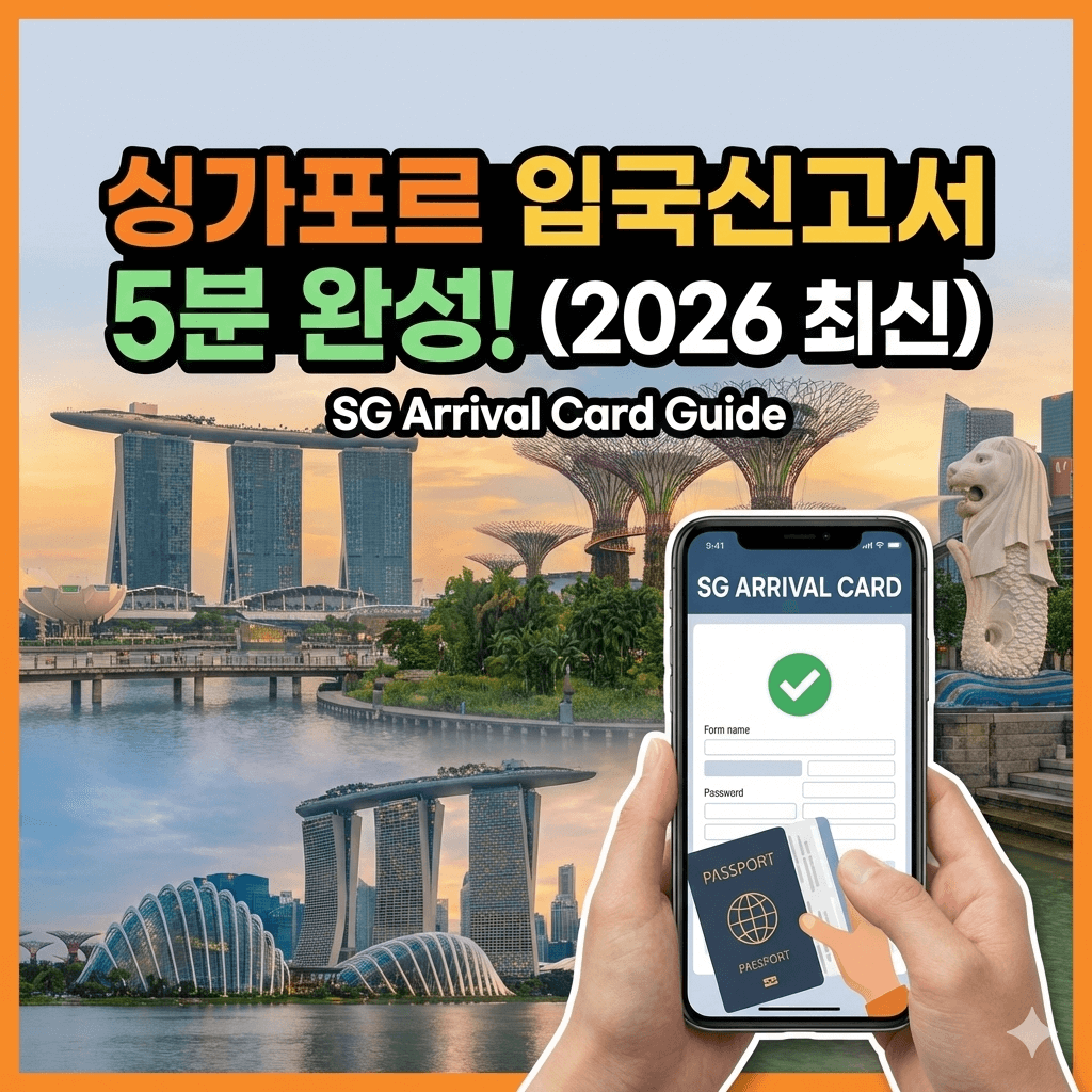 싱가포르 입국신고서