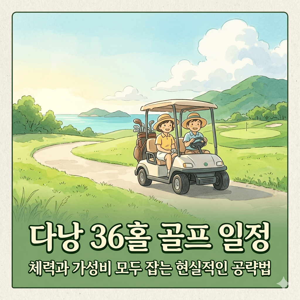 다낭 36홀 골프 일정