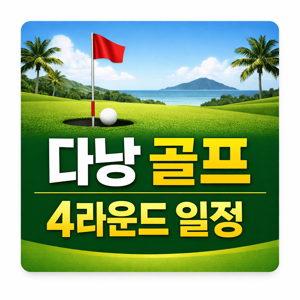 다낭 골프 4라운드 일정