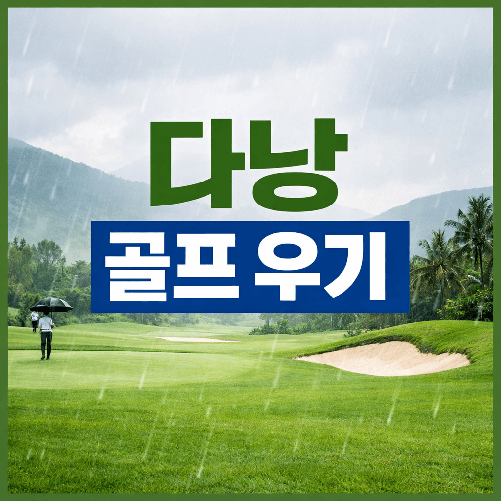 다낭 골프 우기