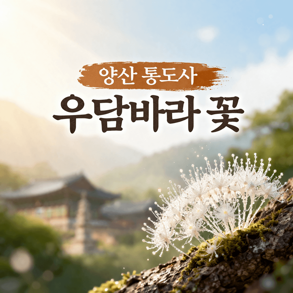 양산 통도사 우담바라 꽃