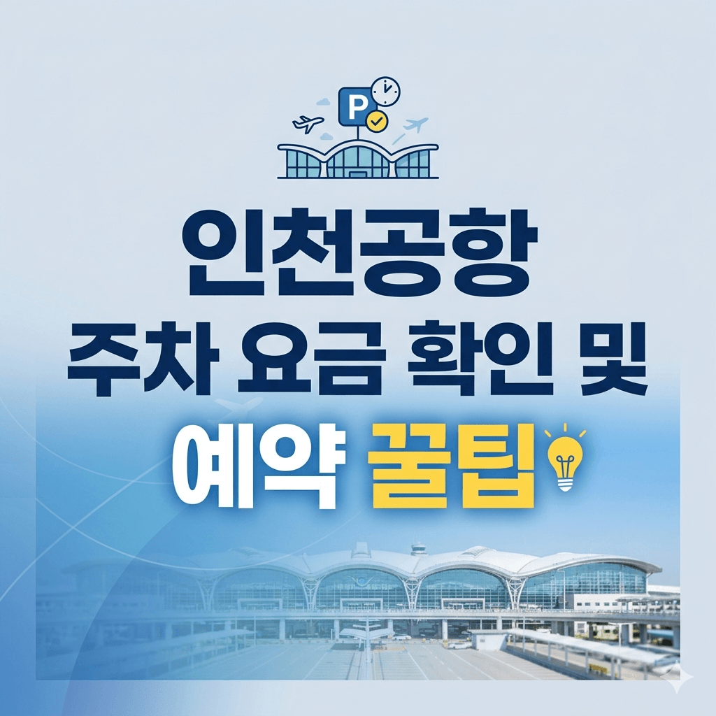 인천공항 주차 요금 확인 및 예약