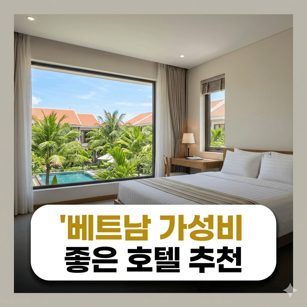 베트남 가성비 좋은 호텔 추천