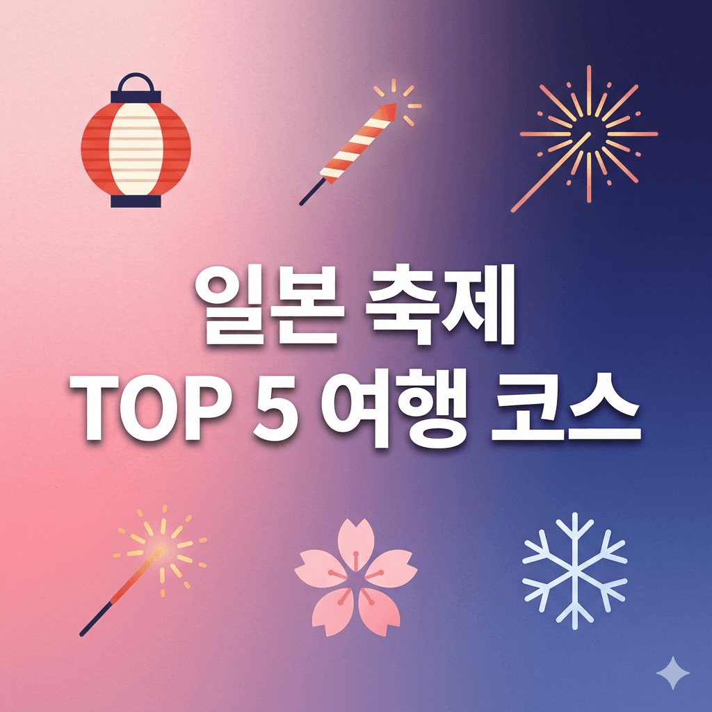 일본 축제 TOP 5 여행 코스