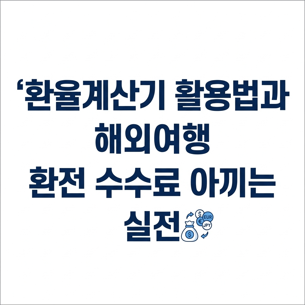 환율계산기 활용법