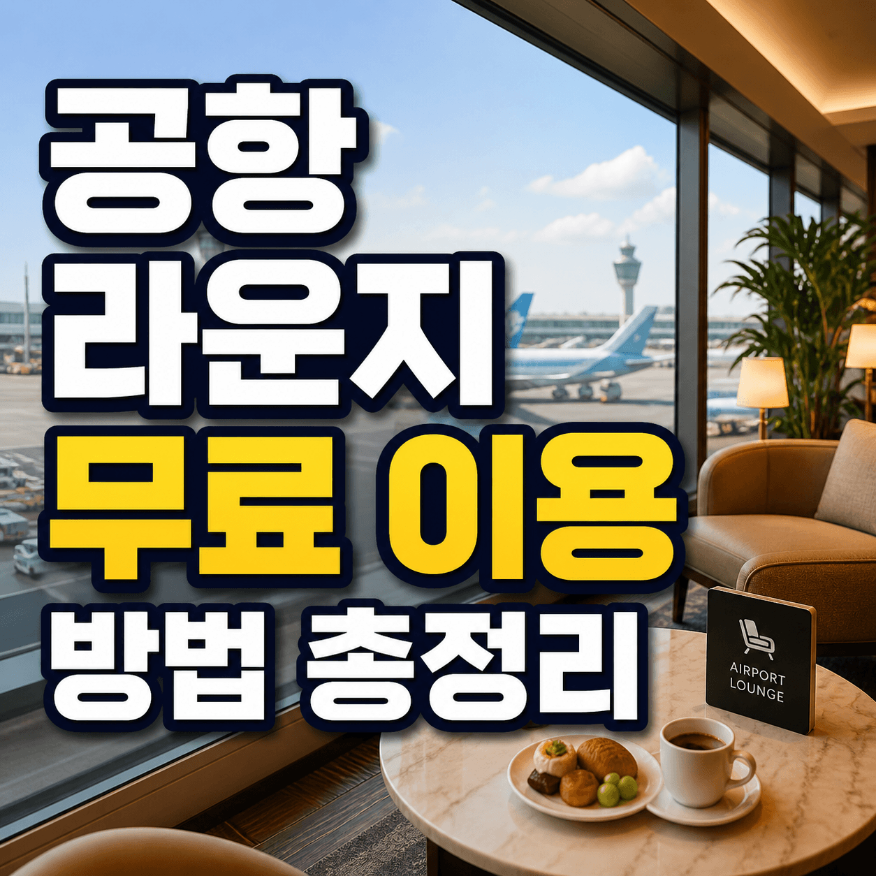 공항라운지 무료 이용