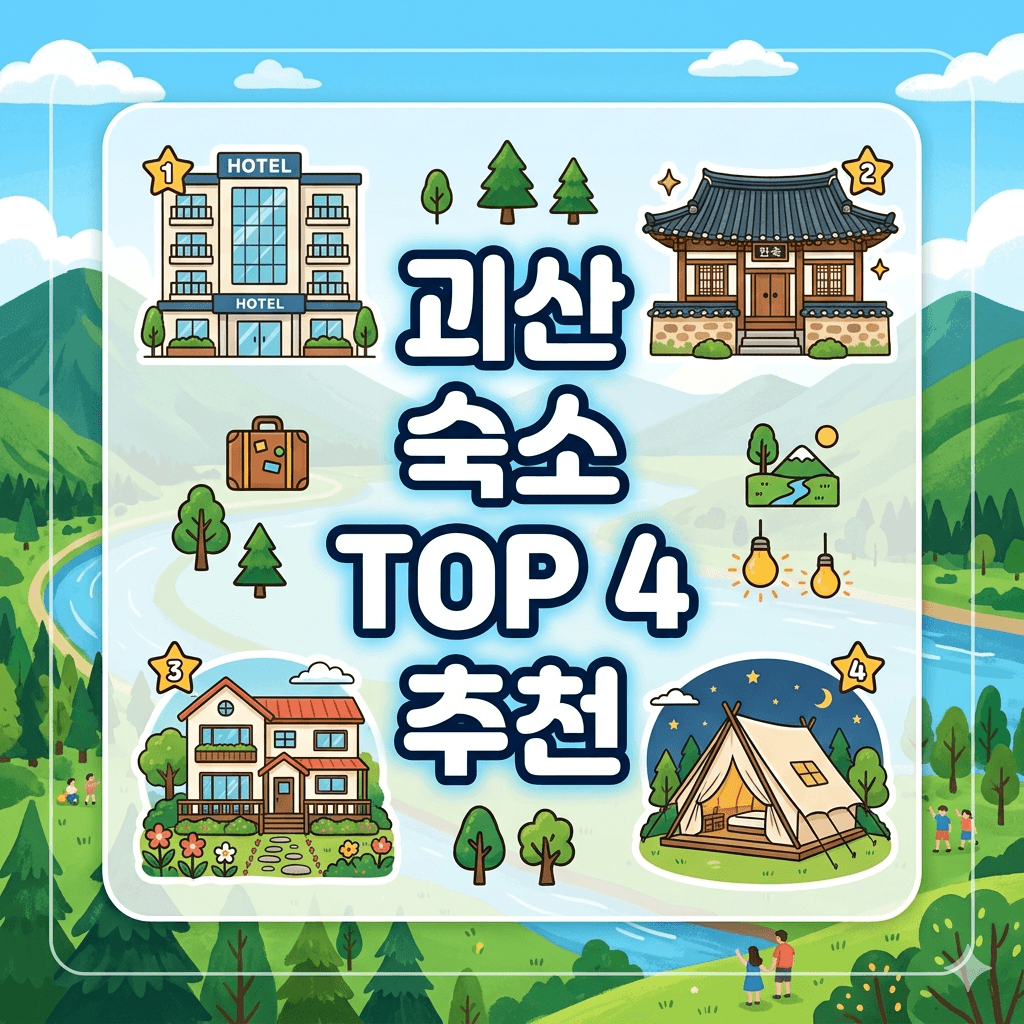 괴산 숙소