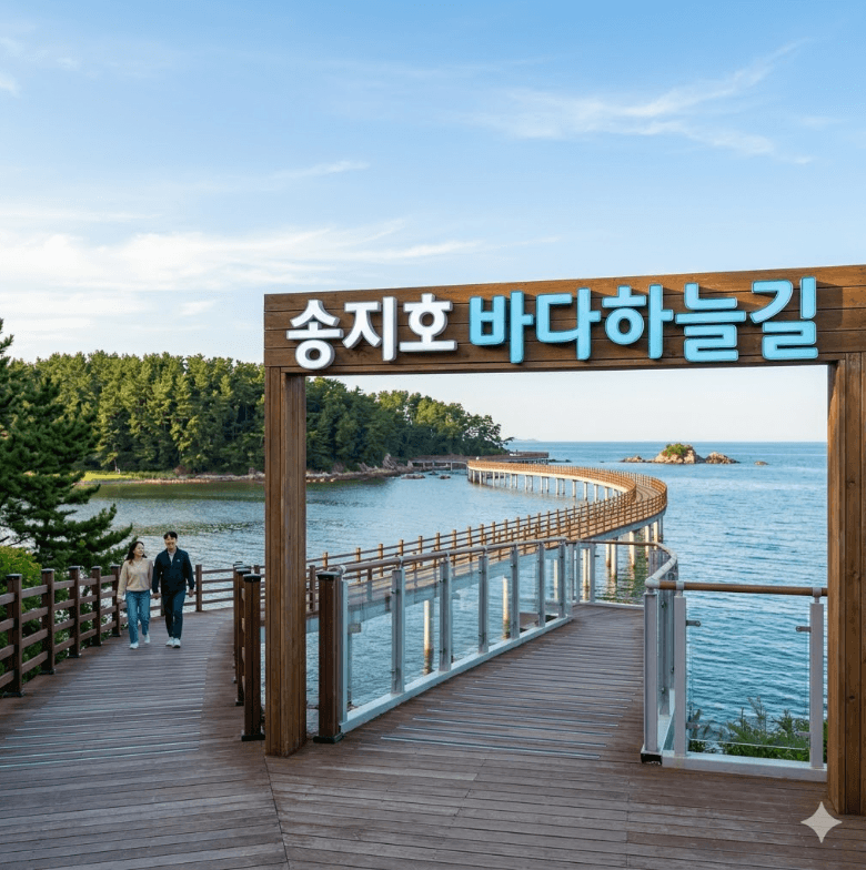 송지호 바다하늘길