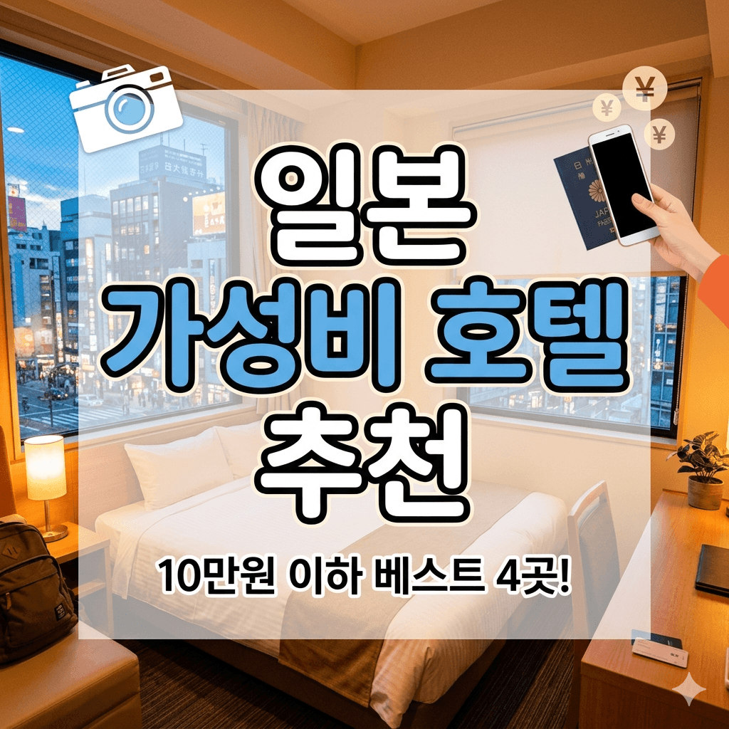일본 가성비 호텔 추천