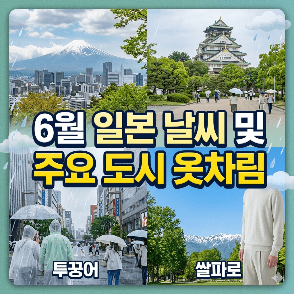 6월 일본 날씨