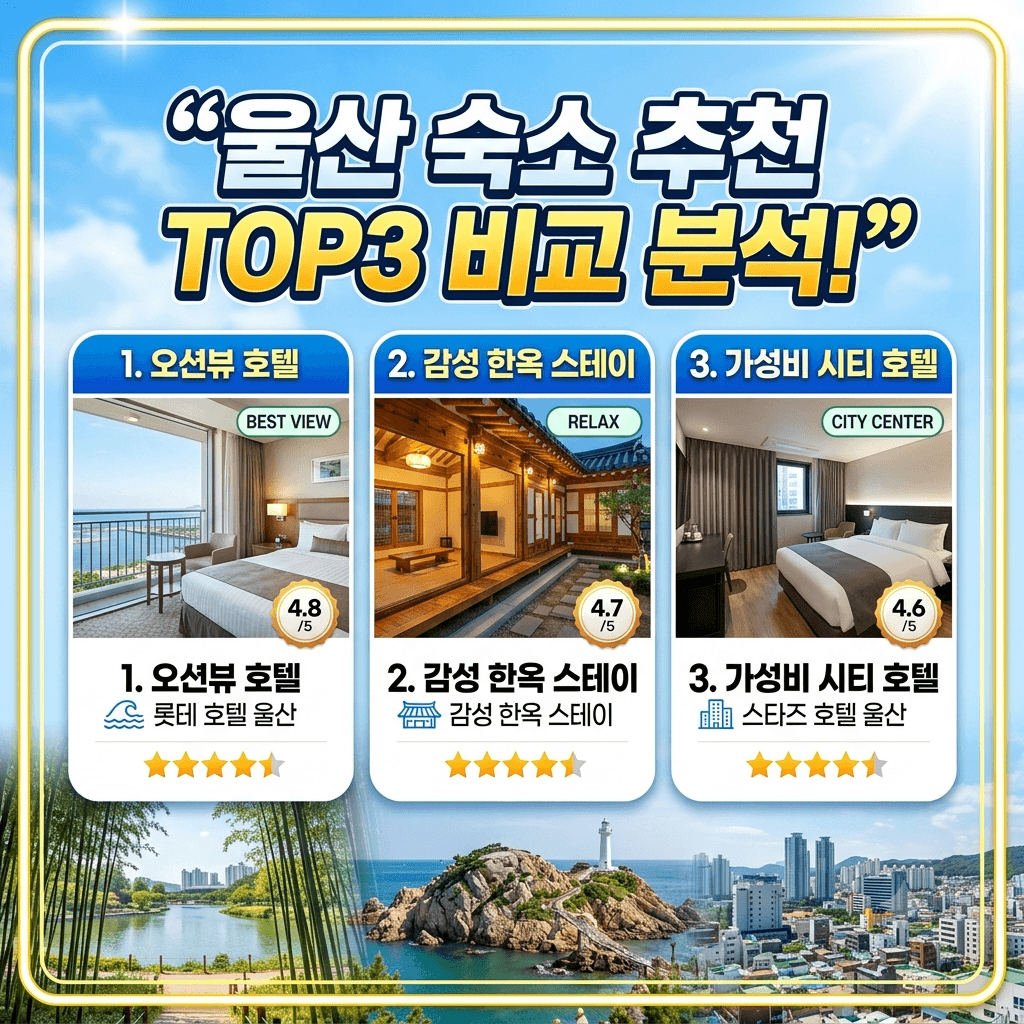 울산숙소추천