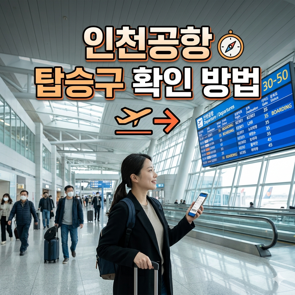 인천공항 탑승구 확인 방법