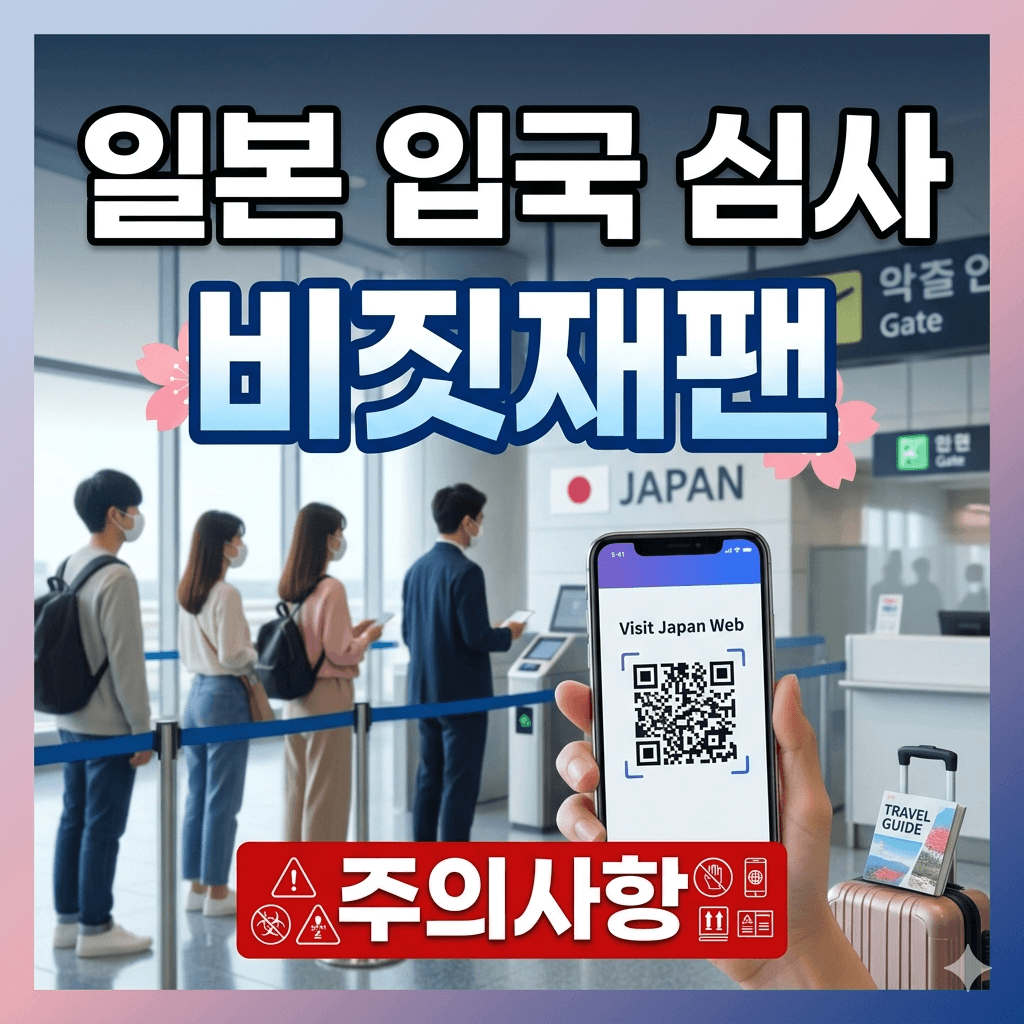 일본 입국 심사 비짓재팬 주의사항