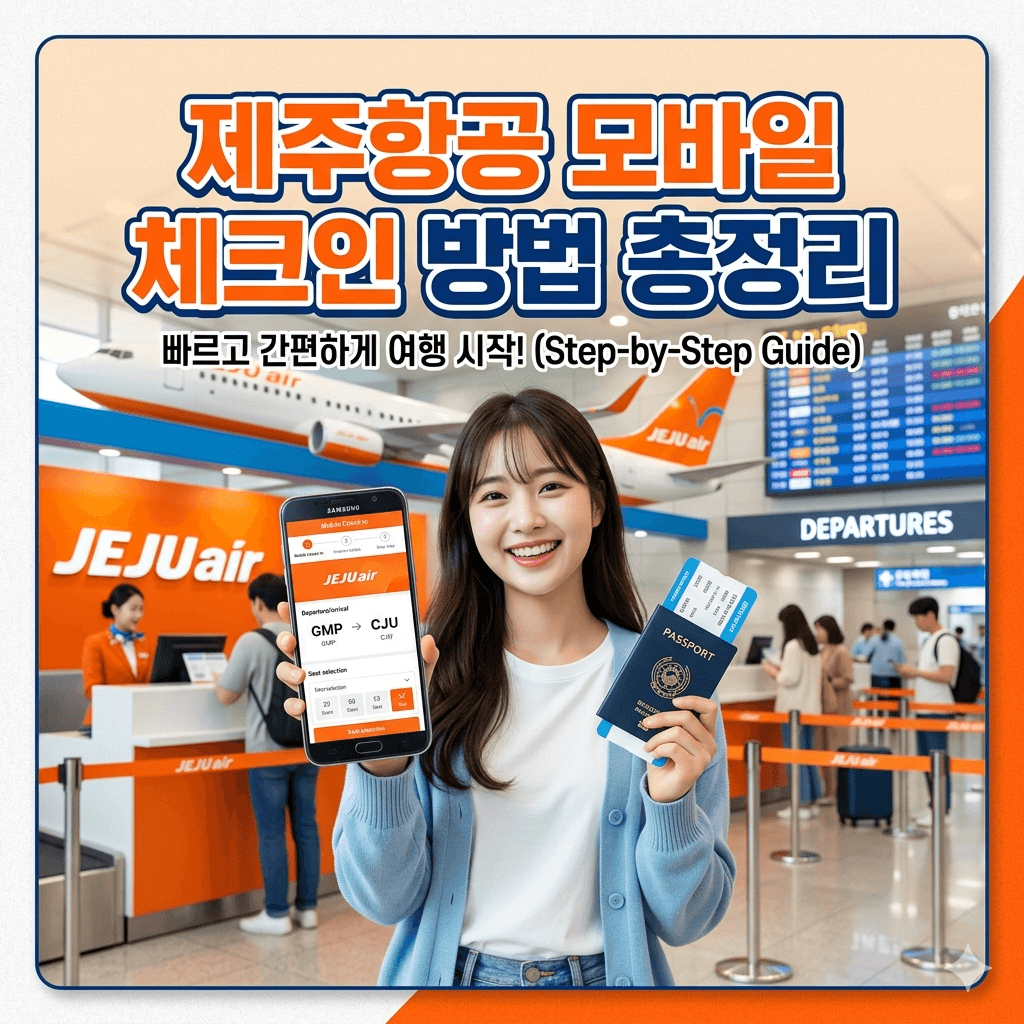 제주항공 모바일 체크인 방법