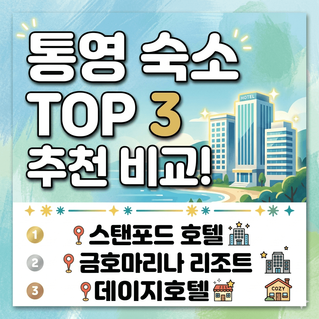 통영 숙소