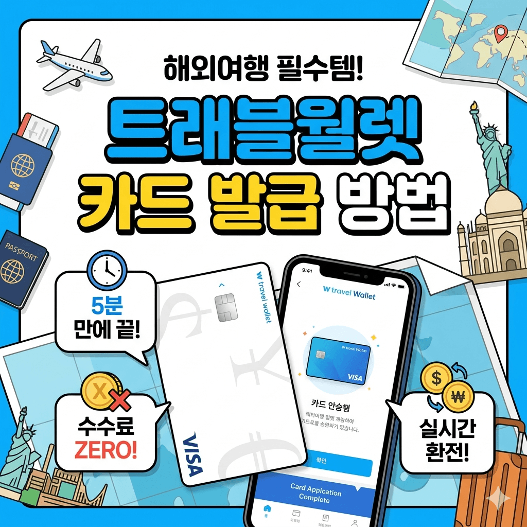 트래블월렛 카드 발급 방법