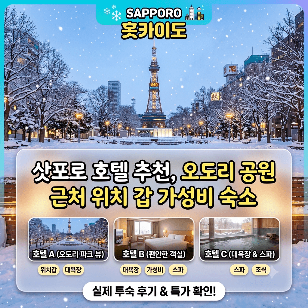 삿포로 오도리 호텔 추천