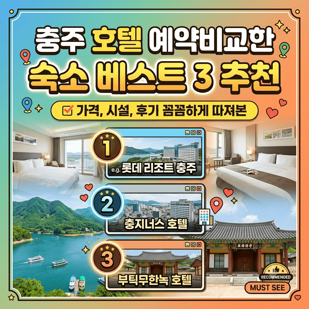 충주 호텔 예약