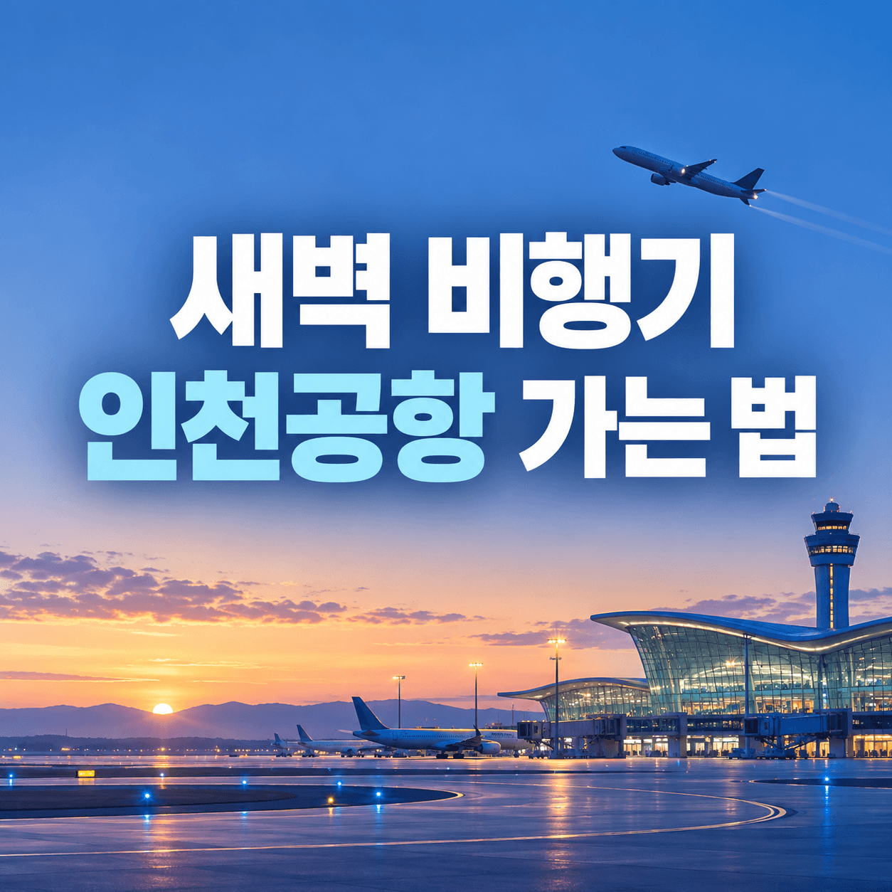 새벽 비행기 인천공항 가는 법