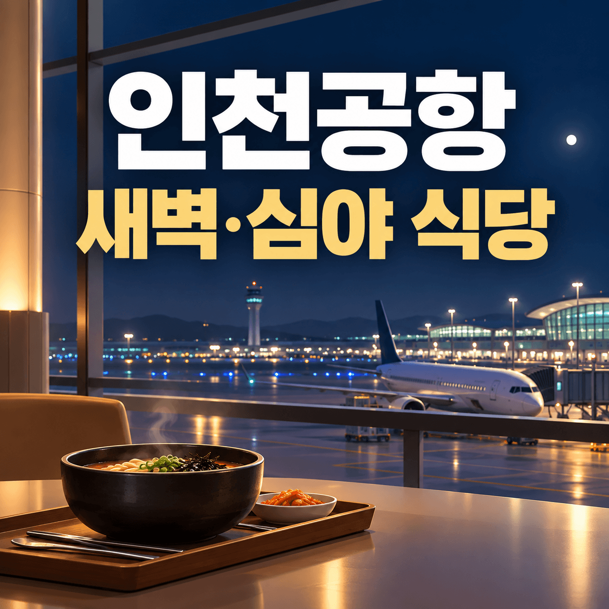 인천공항 새벽·심야 식당