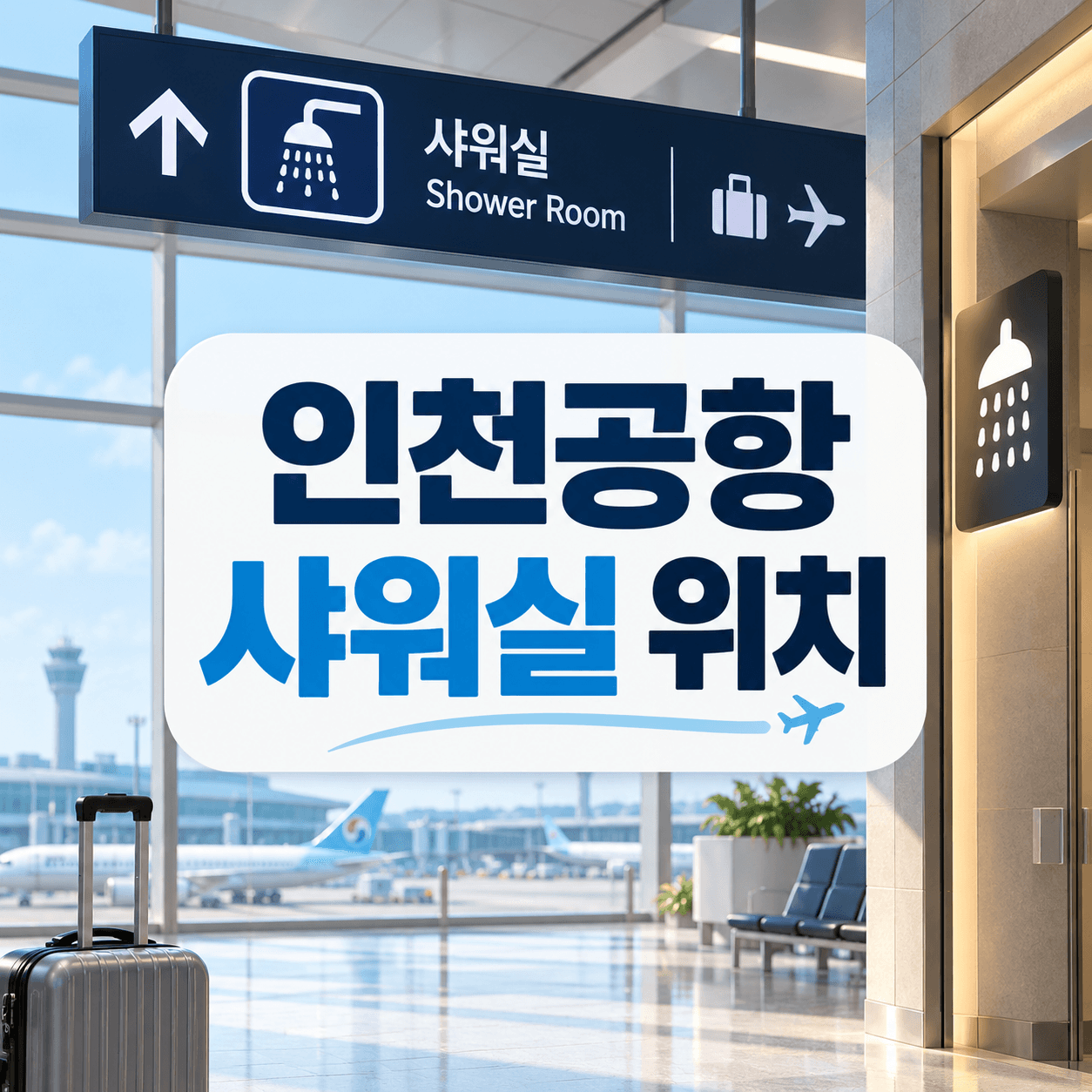 인천공항 샤워실