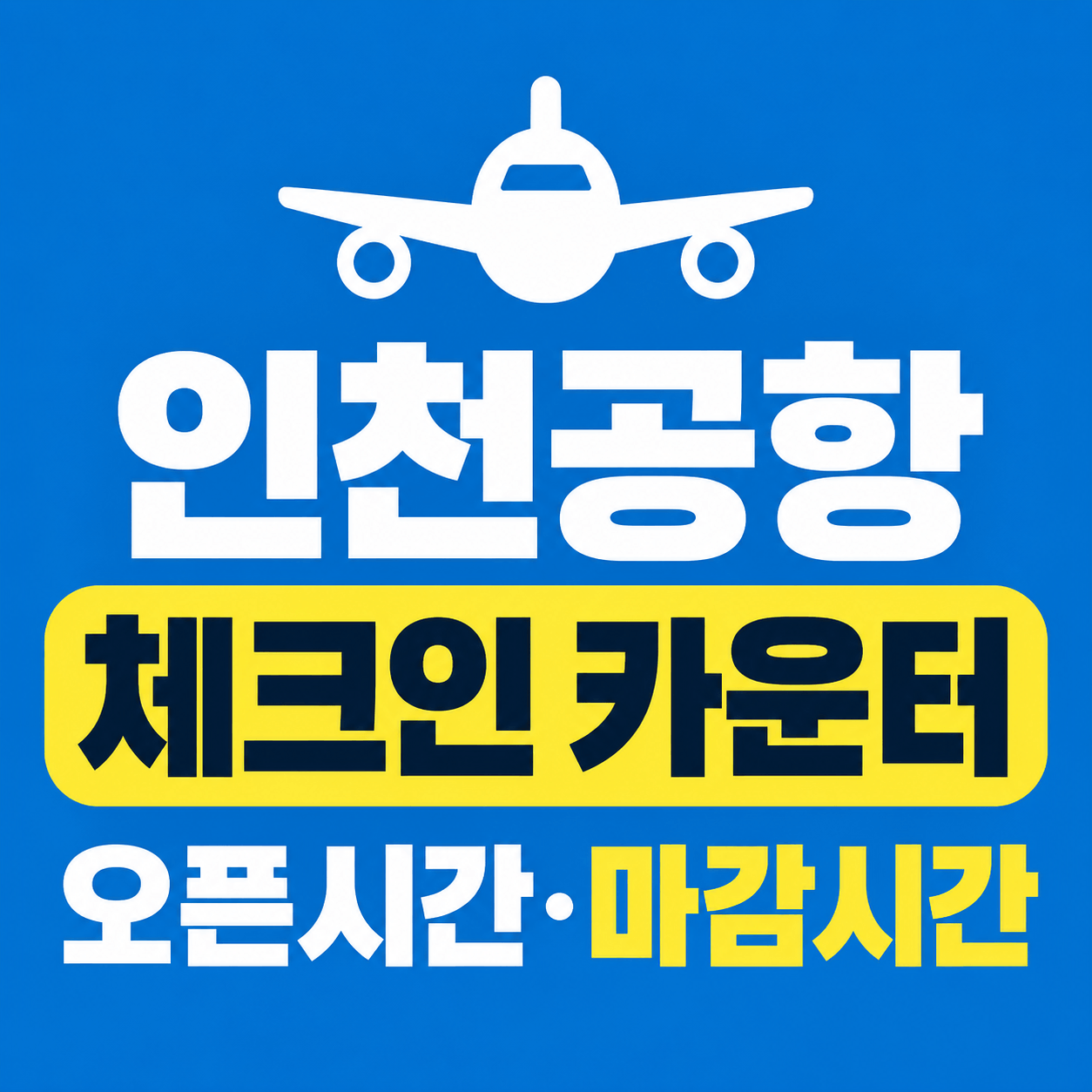 인천공항 체크인