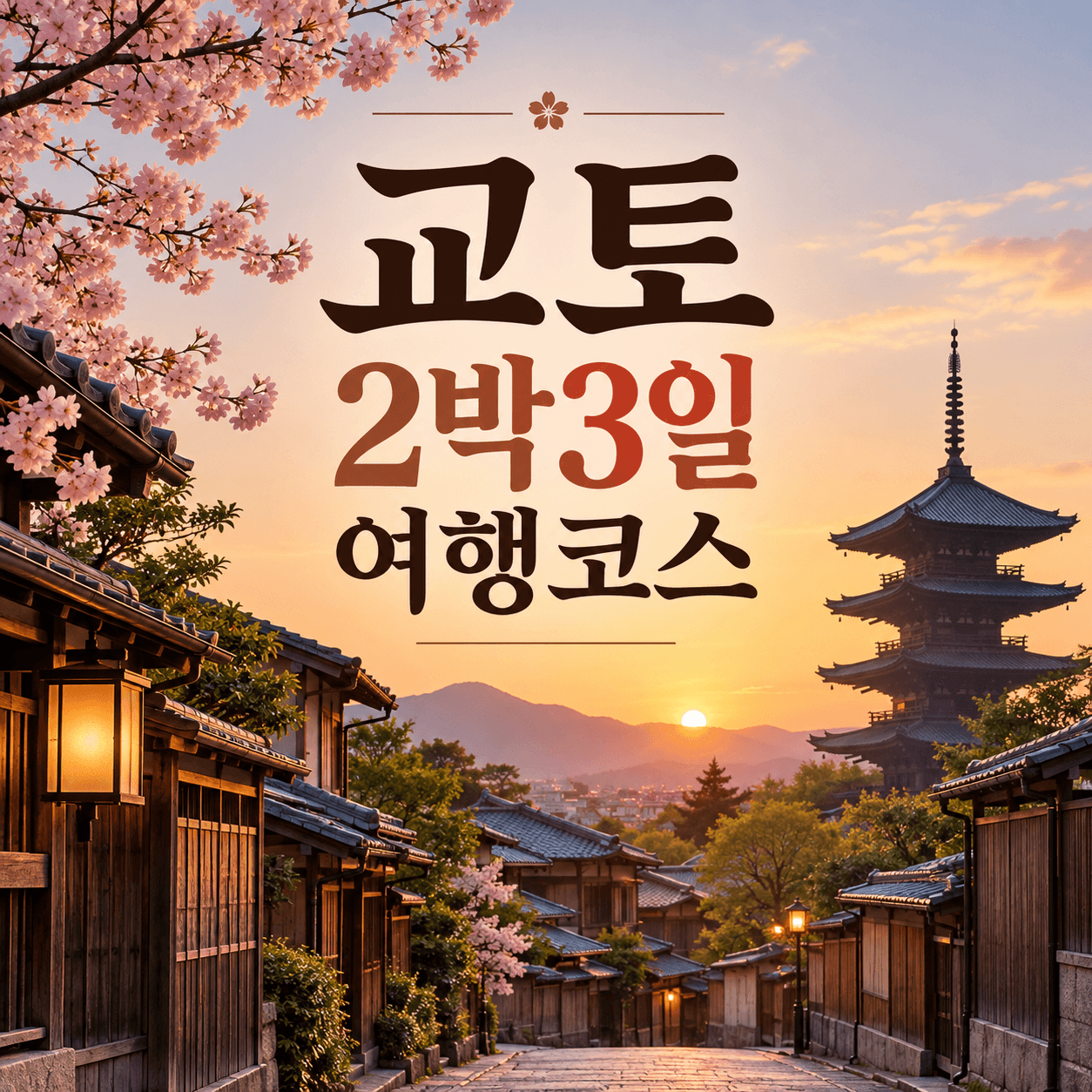 교토 2박3일 여행코스