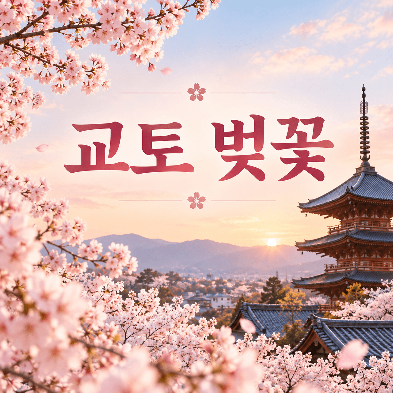 교토 벚꽃