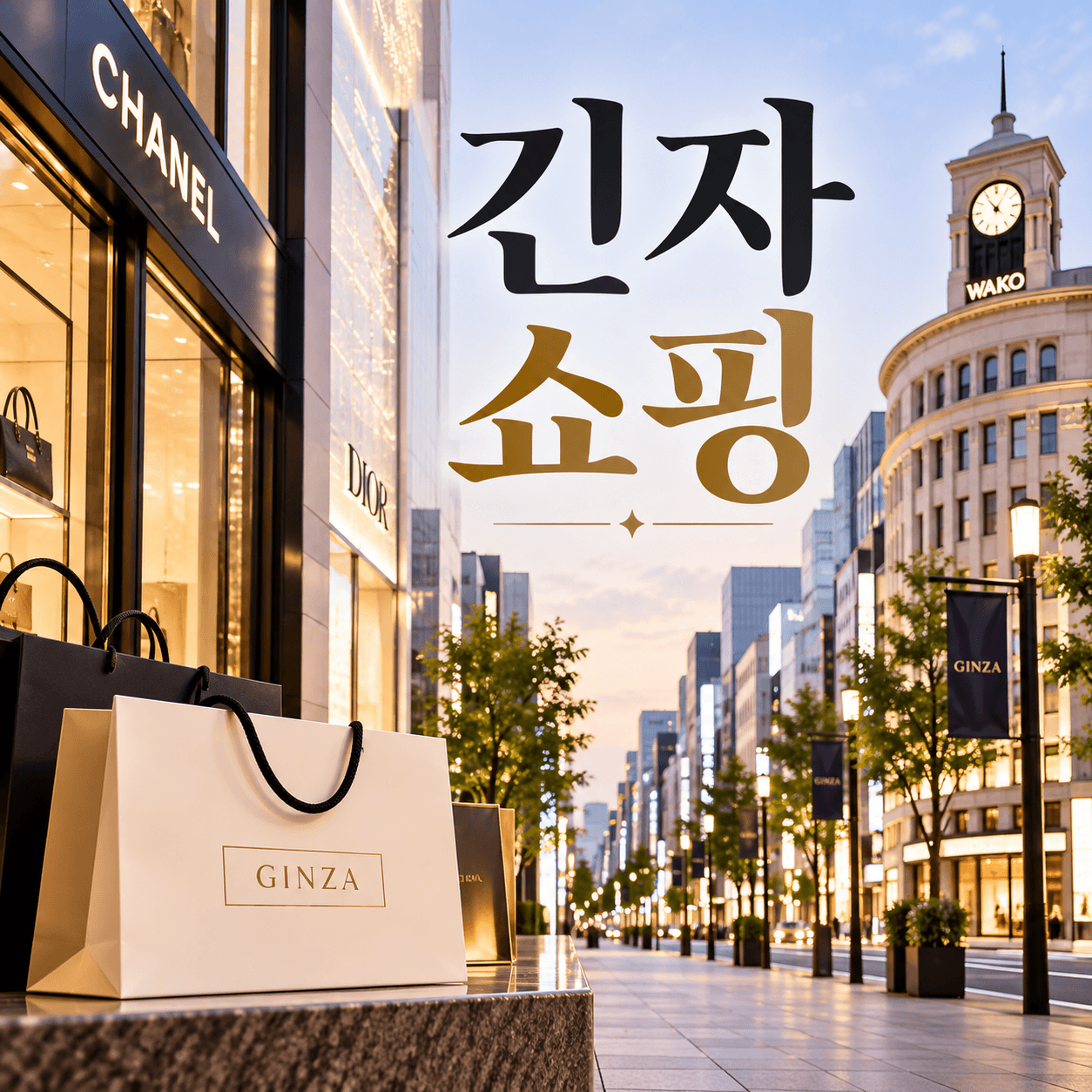 긴자 쇼핑