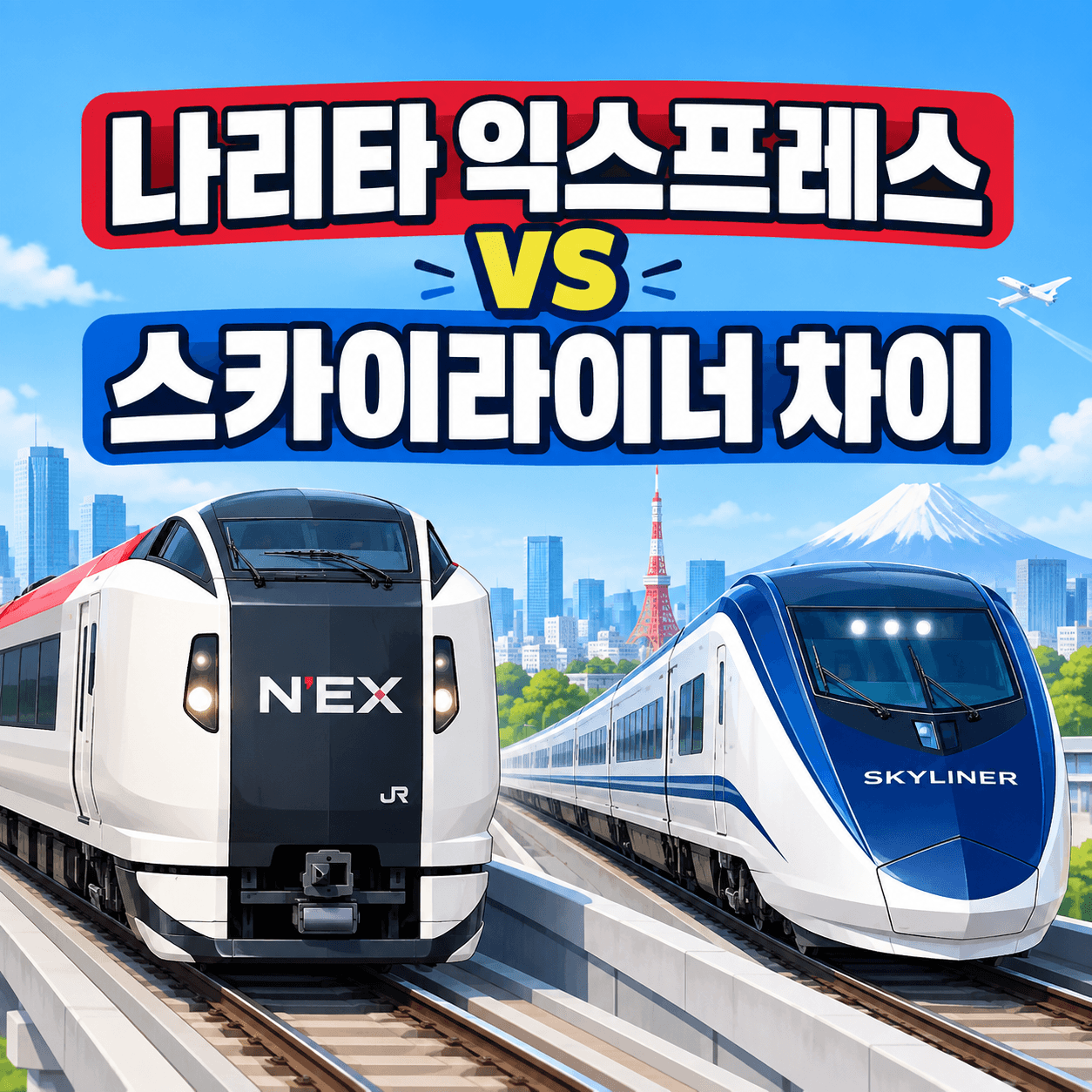 나리타 익스프레스 vs 스카이라이너 비교