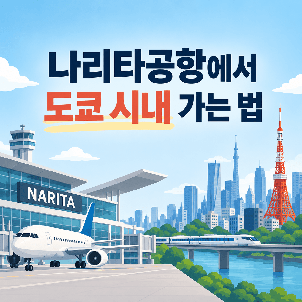 나리타공항에서 도쿄 시내 가는 법