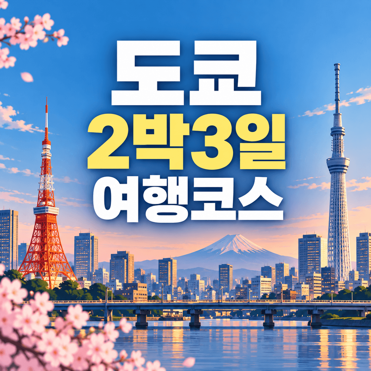도쿄 2박3일 여행코스