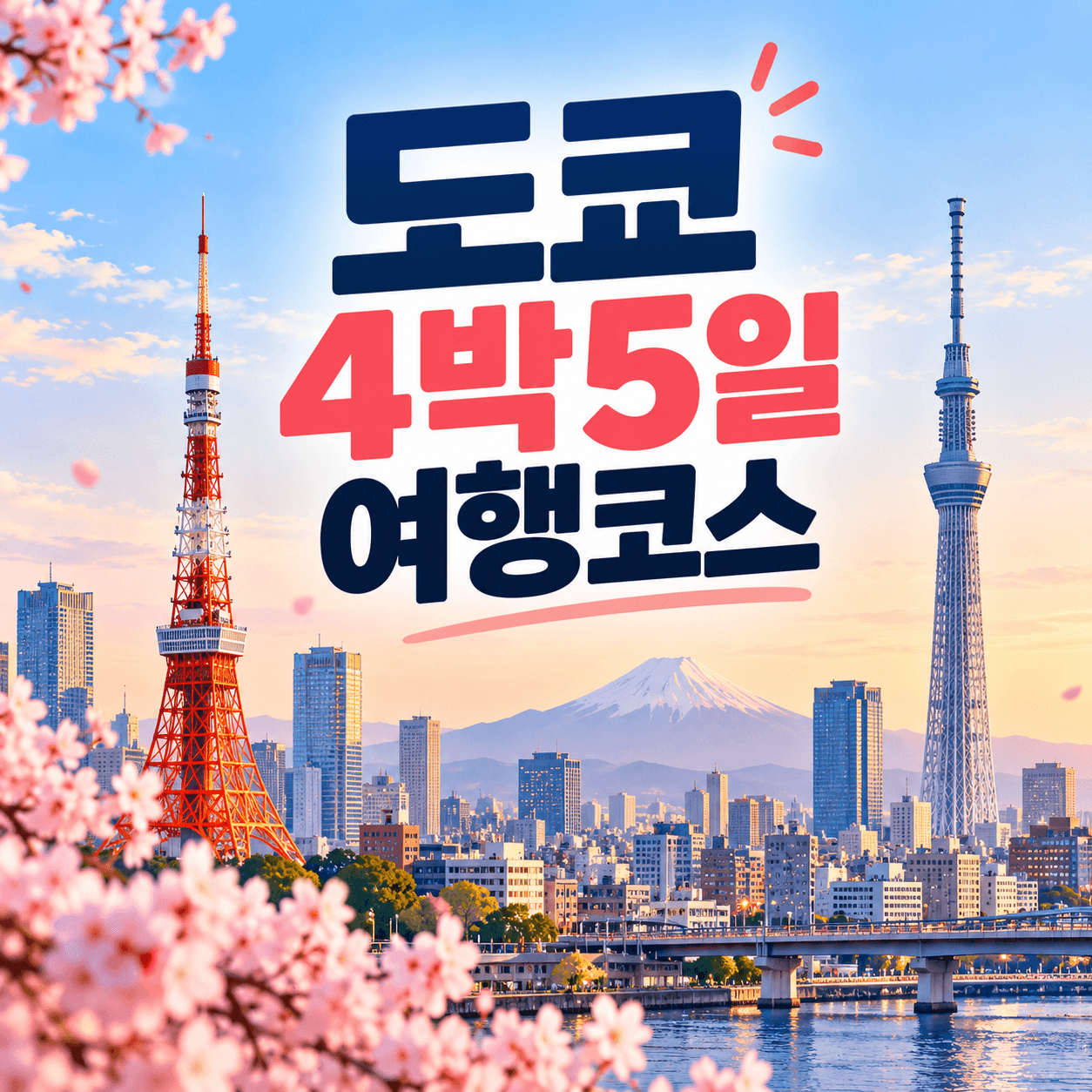 도쿄 4박5일 여행코스