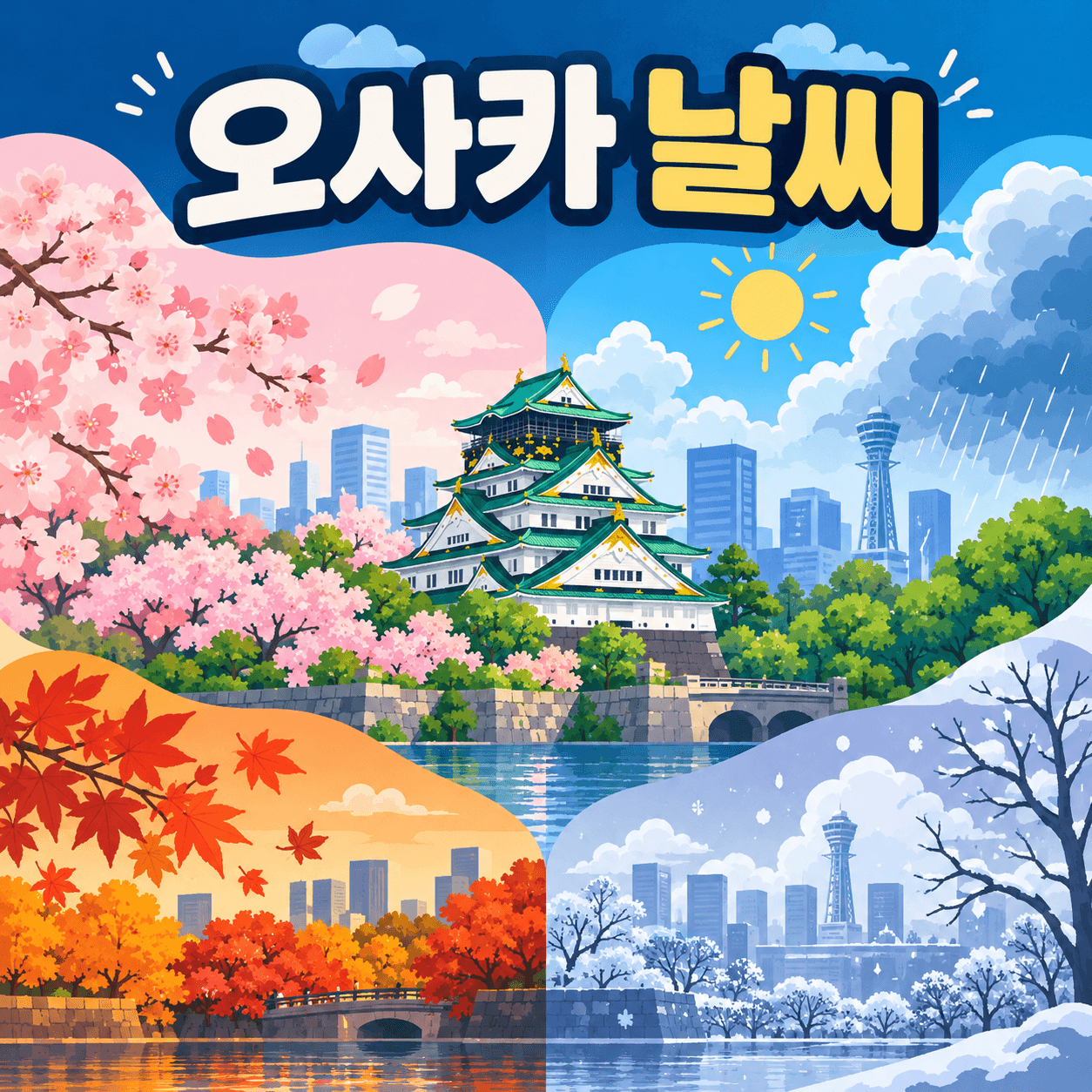 오사카 날씨