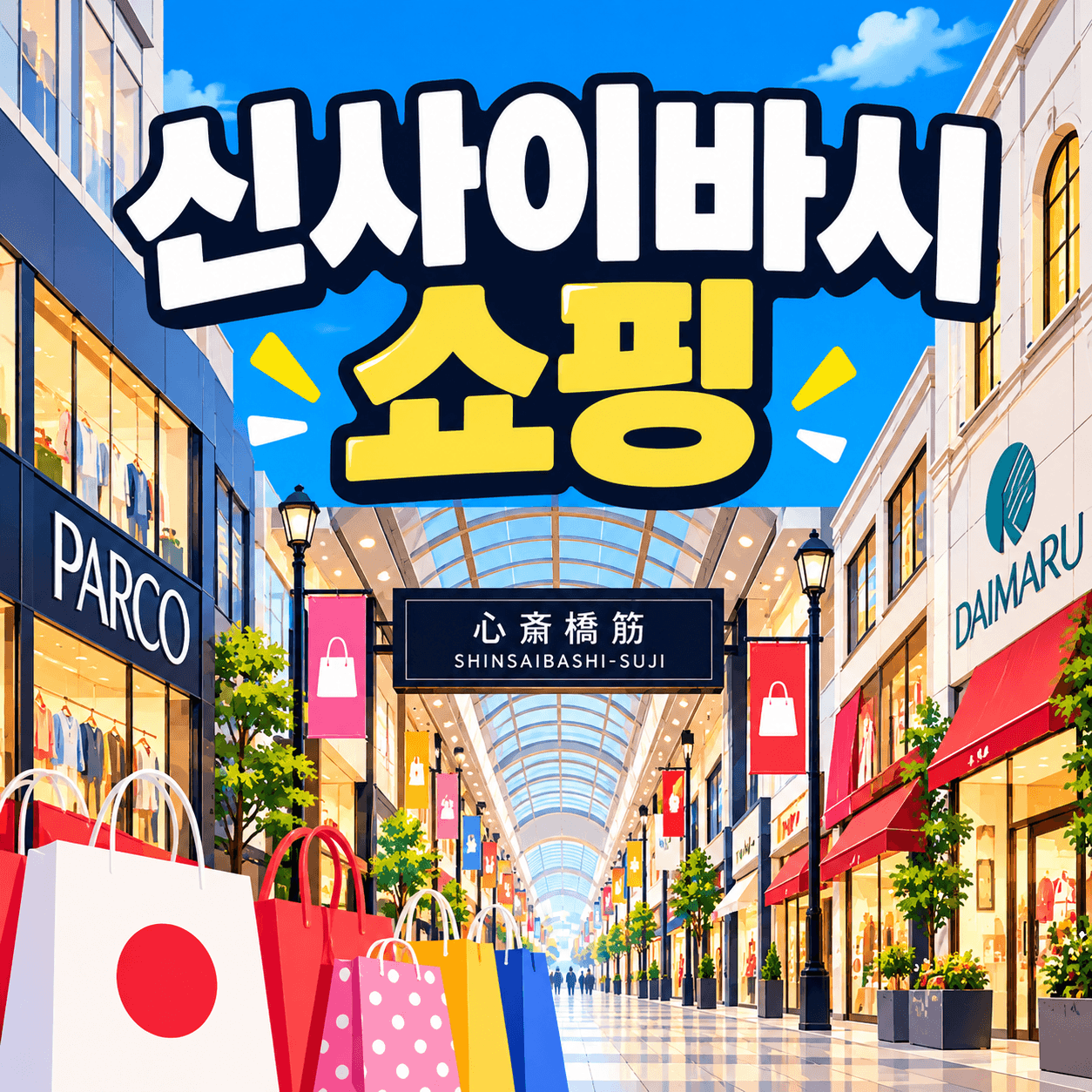 신사이바시 쇼핑