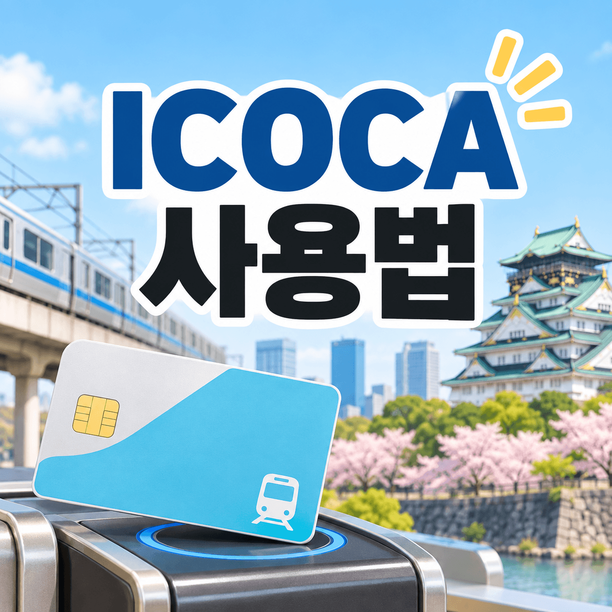 오사카 여행 ICOCA 사용법