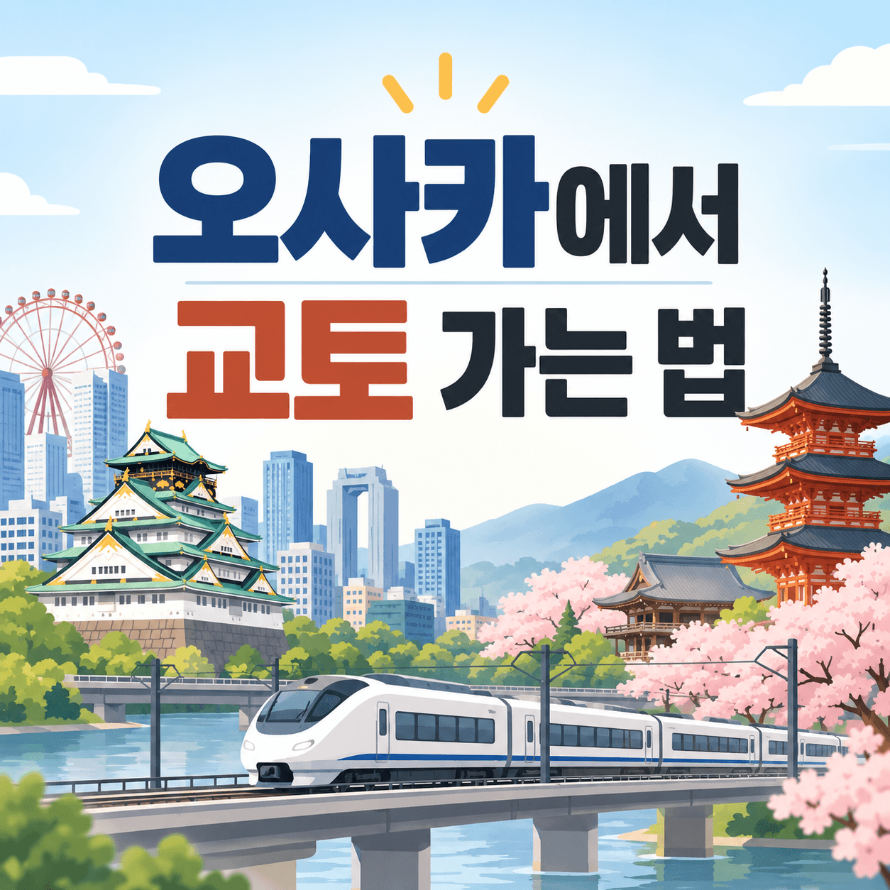 오사카에서 교토 가는 법