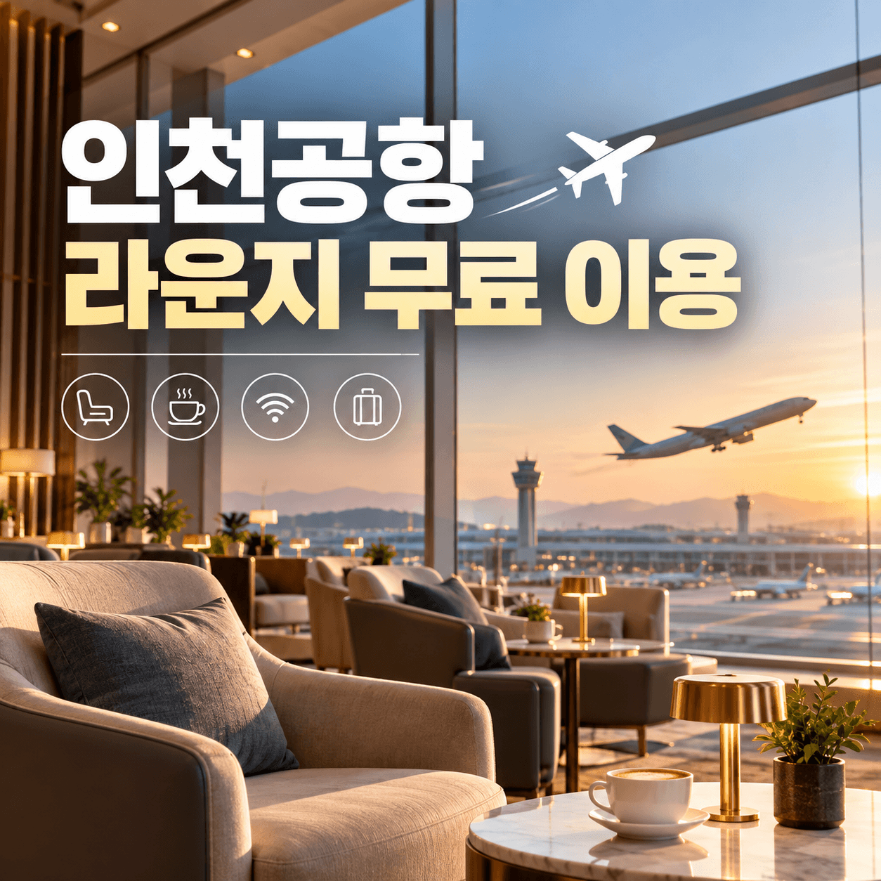 인천공항 라운지 무료 이용
