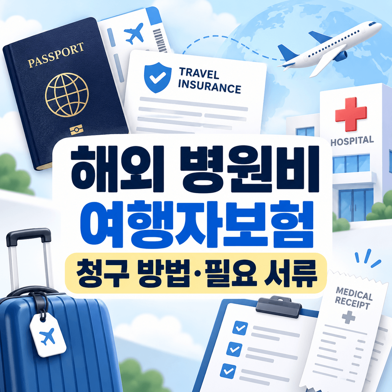 해외 병원비 여행자보험 청구 방법